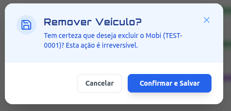 Modal de Exclusão